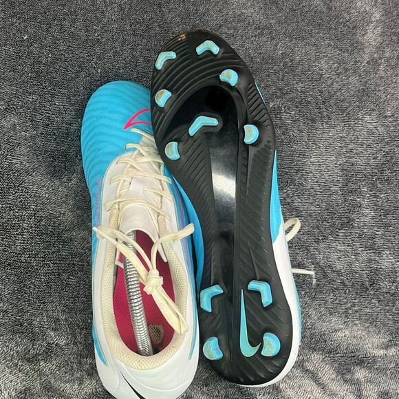 Nike Phantom GX Club MG Blue White Soccer Cleat Men size 11 - Picture 7 of 8